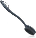 Avilana Premium Back Scrubber Long Handle 19 Inch - Trusted Since 2017 - SGS Certified Silicone Bath Brush, Dual Sided Exfoliating Body Brush Extended Reach Back Washer Women Men Seniors Gift