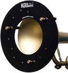 Deflector KGUBrass for trumpets, trombones, bass trombones, flugelhorns, trumpet mirror, acrylic deflector for horn (trumpet, black)