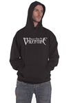 Bullet For My Valentine Hoodie Logo And Raven New Official Unisex Black Pullover Size L