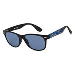 Hooper By Lenskart | Superhero Collection | Black Blue Full Rim Square Latest and Stylish Kids Sunglasses | 100% UV Protected | For Boys & Girls (Age 5-8 yrs) | LK S16250