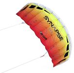 Prism Kite Technology Synapse 170 Dual-line Parafoil Kite - an Ideal Entry Level Kite for Kids and Adults to Dual-line Kiting, Mango, SYN170