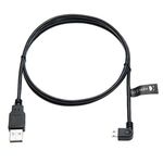 Keple Micro USB Cable compatible with ACER ICONIA TAB A701 USB 2.0 A To Right Angle Micro B Data Sync & Charging Cable 2M / 6.6FT