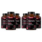 Nirvasa Testo 7X Tablets with Tribulus, Safed Musli & Many More | Natural Testo Power Tablets to Improve Muscle Strength & Performance | Testo Tablets Supplement to Shred Extra Kilos | 60 Tablets x 6