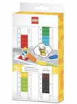 LEGO Stationery Buildable Ruler with Minifigure (52558), Ages 6 and Up, 1 Ruler