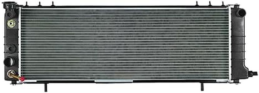 SPELAB Radiator Replacement CU1193 - Fits 2007 2008 2009 2010 2011 2012 2013 2014 2015 2016 2017 Compatible with Jeep Wrangler and 2018 Wrangler JK - Engine: 3.6L, 3.8L V6 - Drive: 4WD, RWD