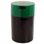 Tightpac America Coffeevac CFVG Sealed Storage Container, Green Top/Black Body, 1.85-Liter/1.6-Quart
