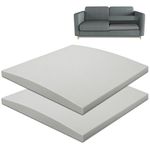 baibu Sofa Saver & Sponge Sofa Support Pad for Enhanced Comfort, Couch Sofa Seat Cushion Sag Repair -2Pc, Grey