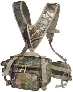 MDSTOP Hunting Fanny Pack, Waist-Pack Style Hunting Pack, Camo Hunting Fanny Waist Pack with Shoulder Straps and Harness Pouch, Available in Backpack and Lumbar Pack Styles