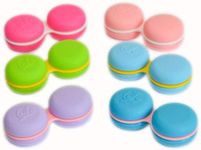 Sports Vision's 3 Pieces New Macaroon Green Contact Lens Storage/Soaking Case CE Marked & FDA Approved