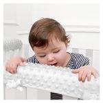 GSJNHY Crib Rail Cover 3Pcs Cotton Crib Protection Wrap Soft Material Anti-bite Solid Color Bed Fence Crib Guardrail Rail Cover