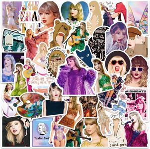 50 Pcs Stickers Waterprof Vinyl Sticker for Kindle Laptop Water Bottle Hard Hat Guitar Adults Girls Boys Kids Teens Taylor Swift (Purple)