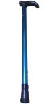 Aluminium Metal Walking Stick Travel Retractable Adjustable Compact Cane Pole, Non-Slip Grip, 21.26-35.04 in