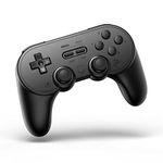 8BitDo Pro 2 Bluetooth Controller for Switch, PC, Android, Steam Deck, Gaming Controller for iPhone, iPad, macOS and Apple TV(Black Edition)