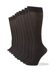 No nonsense Women's Wardrobe Trouser Sock 3-Pack, Black - 9 Pair Pack, One Size