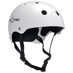 Pro-tec Adult Helmet, Glossy White, Large