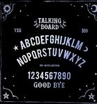 Altar Tarot Cloth Ouija Board Talking Spirit Tablecloth Astrology Divination Cards Table Tapestry Black Constellation Witchcraft Man Cave Room Bar Home Wall Decor ( Ouija Board 26 x 26 Inches)