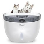 Rosewill RPWF-21001 2 Liters Automatic Pet Water Fountain | LED Indicator & Auto Turn Off | 2 Modes Water Dispenser Incredibly Quiet | Low Energy Consumption | White
