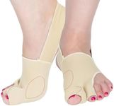 amusediy 2 Pcs Bunion Corrector Socks for Men's and Women's big toe, Comfortable and Breathable, Day and Night Support, Bunion Pain Relief, Non-Slip Big Toe Corrector (Small)