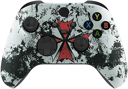MODDEDZONE Custom Wireless UNMODDED Controller for Xbox One S/X and PC with Exclusive and Unique Designs - The Perfect Gaming Gift for Enthusiasts, Expertly Crafted in the USA - Biohazard