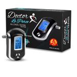 Docter Le Parco Professional Police Digital Breath Alcohol Tester| Breathalyzer AT6000 Handheld Backlight | Digital Alcohol Concentration