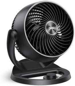 Dreo 28dB Silent Desk Fan for Bedroom, 12 Inch Cooling Electric Table Fan with 70ft Powerful Airflow, 120 Adjustable Tilt, 3 Speeds, Quiet Air Circulator for Room Office