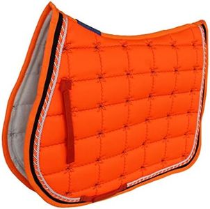 Professional Equine Horse Quilted English Saddle PAD Trail All Purpose Orange Black 72F51