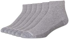 Hanes mens Sport Cuts Ankle Socks, Grey, 6 US