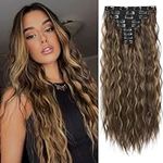 REECHO 9PCS Clip in Hair Extensions