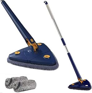 360° Rotatable Adjustable Cleaning Mop, Wall Mop Wall Cleaner with Automatic Water Squeezing Function