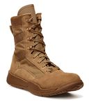 Belleville Men’s TR501 8 Inch AMRAP Athletic Training and Tactical Boots for Men - Army/Air Force OCP ACU Coyote Brown Cattlehide Leather with PT Traction Rubber Outsole, Coyote, 10.5