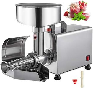 VBENLEM 110V Electric Tomato Strainer 370W Commercial Grade Tomato Milling Machine Stainless Steel Tomato Press and Strainer 90-160 Kg/H Pure Copper Motor Food Strainer and Sauce Maker