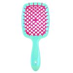 Secret Detangler Hair Brush Ion Massage Comb Massage Curl Comb for Women Men Girls and Kids for Natural Curly Wet Dry Thick Straight Long Hair