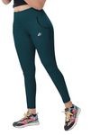 NEXSUS APPARELS Gym Wear|Lower For Women|Fitness Workout Fitted Pants For Girls. (Xl, Bottle Green)