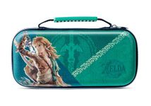 PowerA Protection Gaming Console Kit Case for Nintendo Switch - OLED Model, Nintendo Switch or Nintendo Switch Lite with Accessories Storage, The Legend of Zelda, Archaic Link (Officially Licensed)