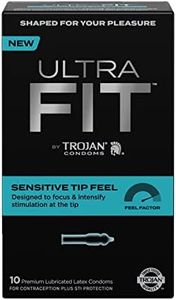 Trojan Condoms Ultrafit, Sensitive Tip Feel, 10 Count