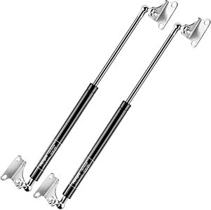 15 Inch 67lb/300N Gas Shock Strut Spring for Cabinets Heavy Duty Tool Box Lids Outdoor Boat Bed Cover Door Lids RV Bed and, A Set of 2 with L Mounts(Fit Support Weight: 57-73lbs)