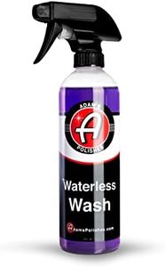 Adam's Waterless Car Wash 16oz - Made with Advanced Emulsifiers and Special Lubricants - Eco-Friendly Waterless Car Washing with No Hoses, No Water, No Messes (16oz)