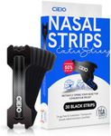 Nasal Strips Extra Strong Extra Black from CiElO Topical | Drug-Free Nose Strips for Instant Nasal Congestion Relief Caused by Allergies and Cold | Anti-Snoring Solution | Nasal Strips to Help You Breathe Right and Breathe Better | 30 Count.