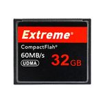 Extreme 32GB Compact Flash Memory Card, High Speed CF Card UDMA Speed Up to 60MB/s SLR Camera CF Cards