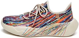 UIN Women's Fashion Sneakers Lightweight Walking Casual Comfortable Art Painted Athletic Travel Shoes San Sebastian Ⅱ Fleeting Streamer (6)