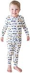 Posh Peanut Girls Pajamas - Soft, Viscose from Bamboo PJs for Kids - Matching, Long Sleeve Toddler Pajamas for Girls (3-4 Years) Emmilene