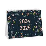 2024-2025 Calendar, Desk Calendar (Oct. 2024 - Dec. 2025, 10" x 8.25" ), Monthly Desktop Calendar, Standing Flip Calendar with Thick Paper, Planner Notes Academic Year Standing Calendar with Planner Stickers