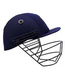 Canbee Cricket Helmet for Men & Boys Adjustable Steel Grill Navy Blue | Light Weight (Men)