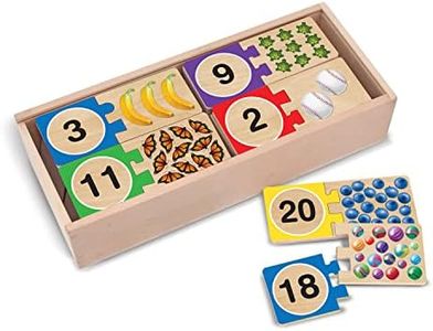 Melissa & Doug - Numbers Wooden Puzzle Cards