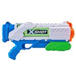 XSHOT Fast-Fill Medium Water Blaster, Blue Water Gun, Fill Water Gun in 60 Seconds, Rapid Fill