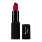 Sleek MakeUP Say it Loud Satin Lipstick, Smooth and Lightweight Formula with Extreme Colour Payoff, Mo Money, Mo Problems (Dark Red) 1.16g