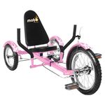 Mobo Tri-001P Triton Ultimate Three Wheeled Cruiser (Pink, 16-Inch)