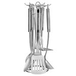 Morphy Richards 46825 Kitchen Utensil Set, Accents Range, Kitchen Tool Set, Stainless Steel, Silver, 5-Piece