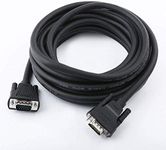 DTECH Long VGA to VGA Cable 25 feet Male to Male Cord 1080p High Resolution for PC Computer Monitor Projector Cable 8m,Black