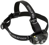 LEDLENSER MH8 Black Portable Headlamps | LED Configuration - 1 x Xtreme LED | Luminosity - MAX 600 lm - MIN 20 lm | Lighting Range - MAX 200 m - MIN 40 m | Rechargeable - Yes | Outdoor